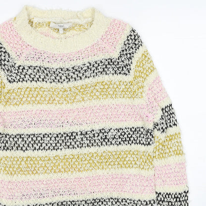Womens UK Size S NEXT Multicoloured Pullover Jumper