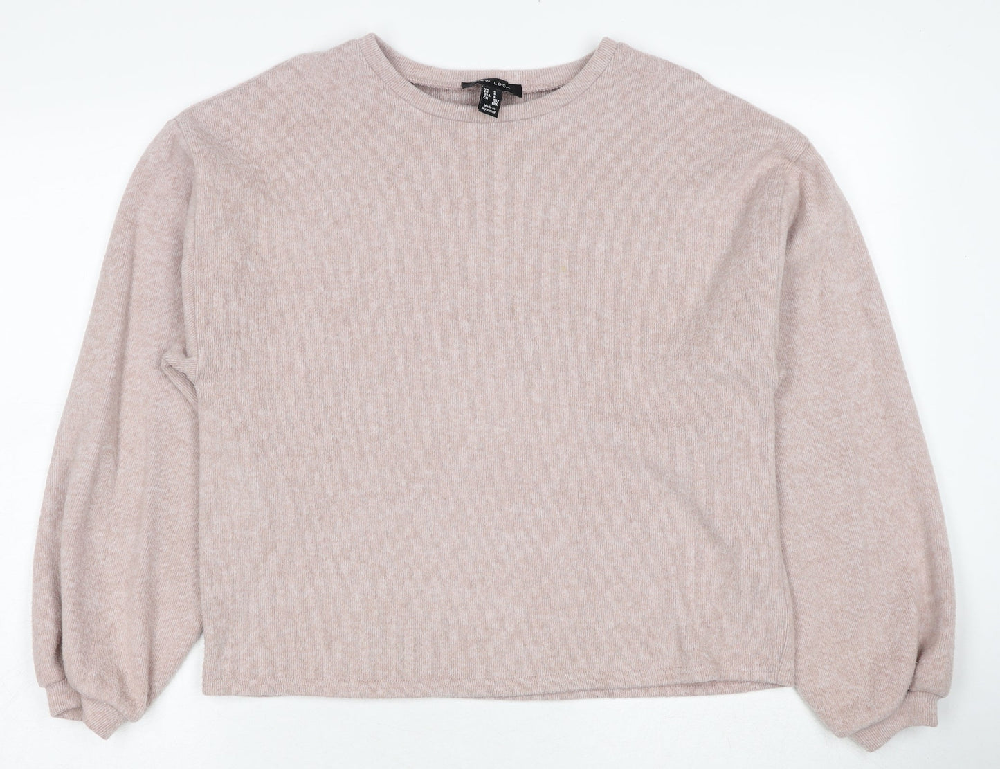 Womens UK Size S New Look Pink Pullover Jumper