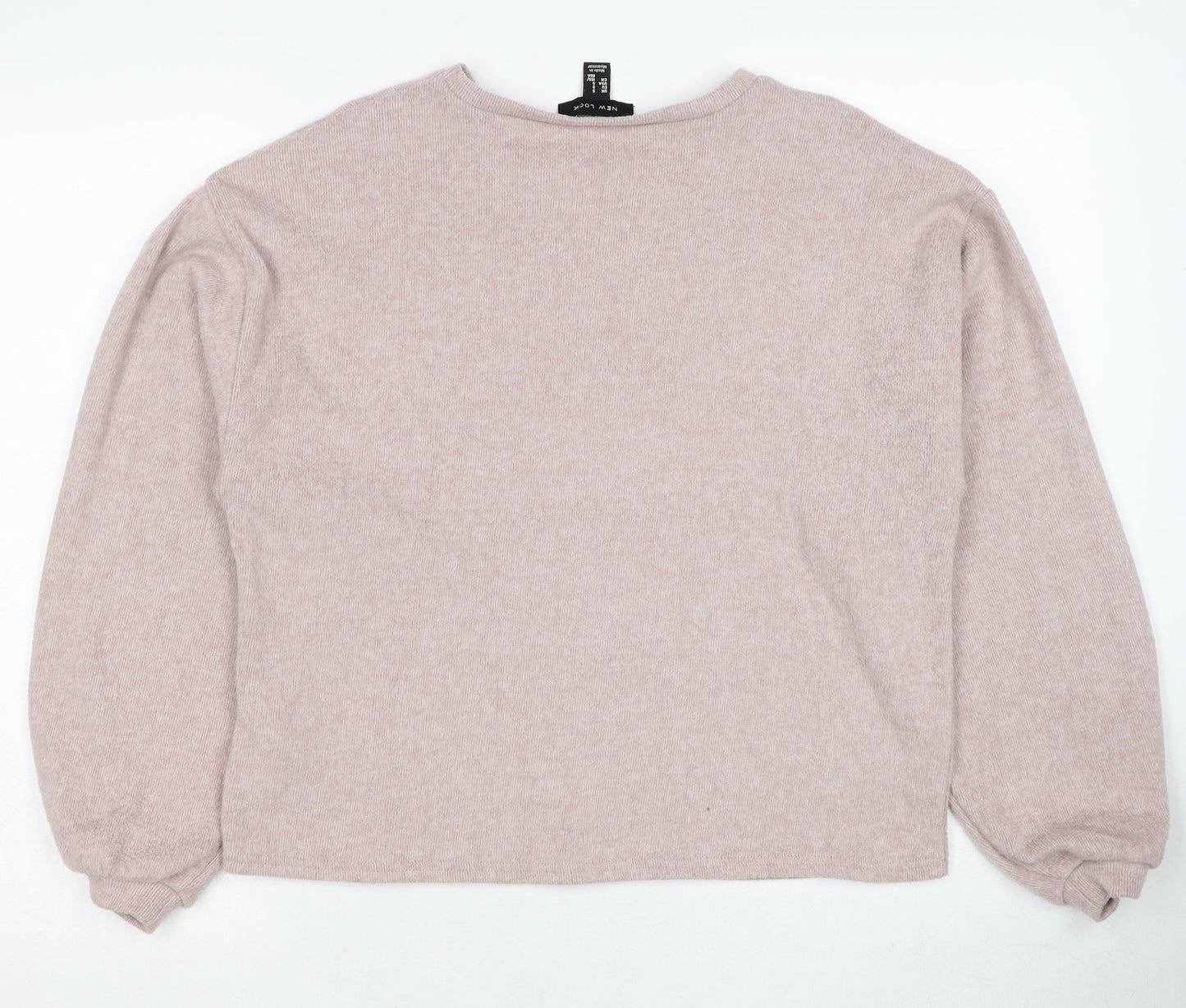 Womens UK Size S New Look Pink Pullover Jumper