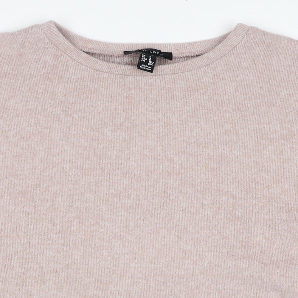 Womens UK Size S New Look Pink Pullover Jumper