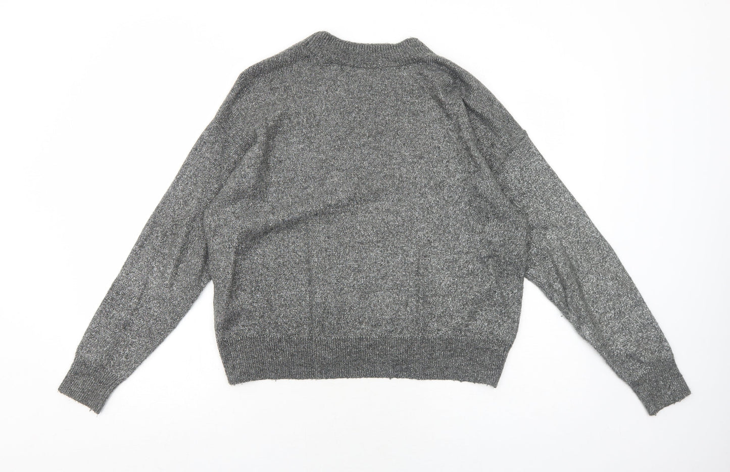 Womens UK Size S H&M Grey Pullover Jumper