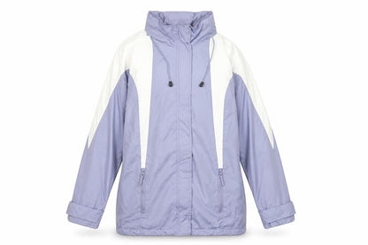 Blancheporte Womens Purple Rain Coat Coat Size 6 Zip