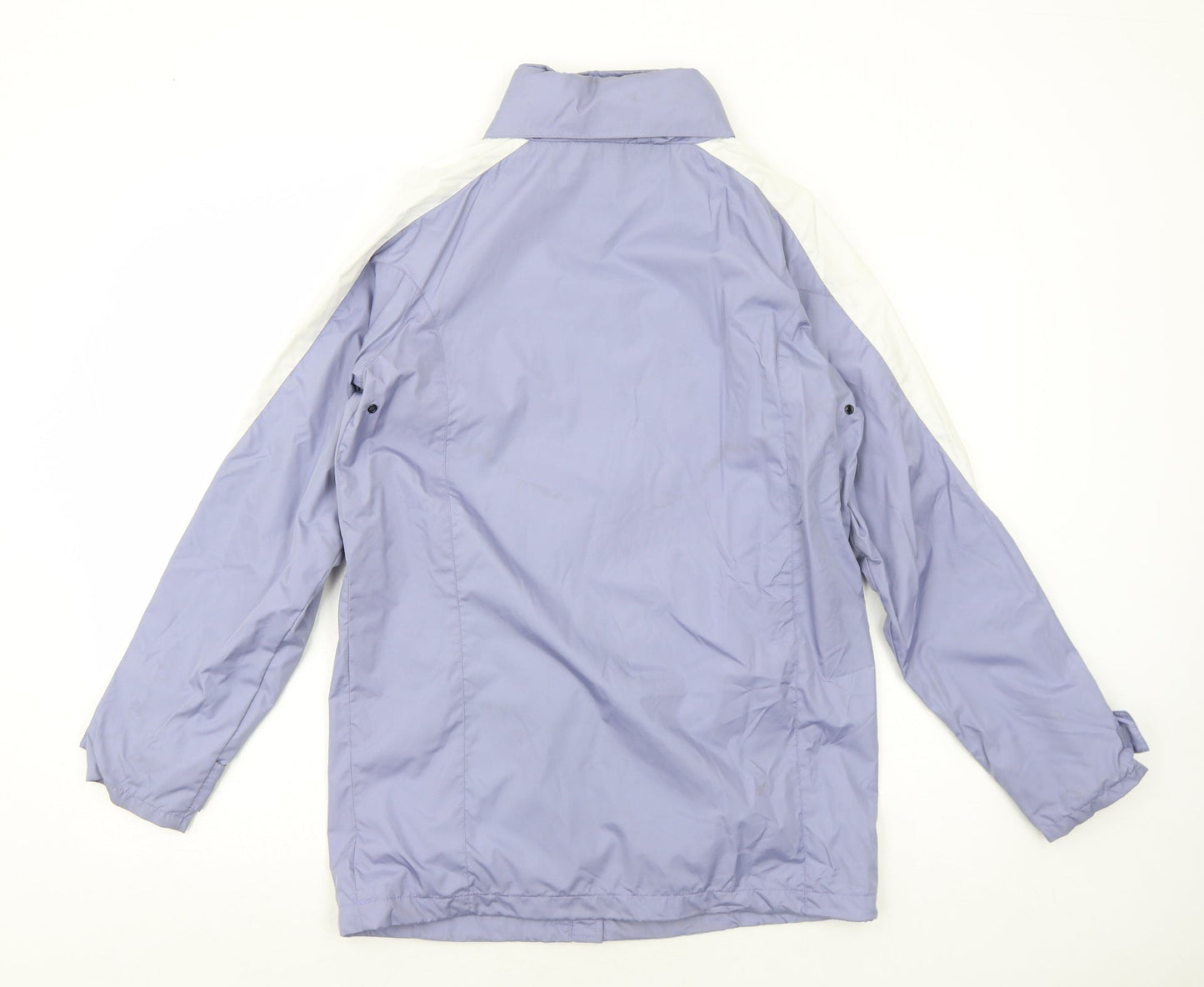 Blancheporte Womens Purple Rain Coat Coat Size 6 Zip