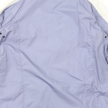 Blancheporte Womens Purple Rain Coat Coat Size 6 Zip