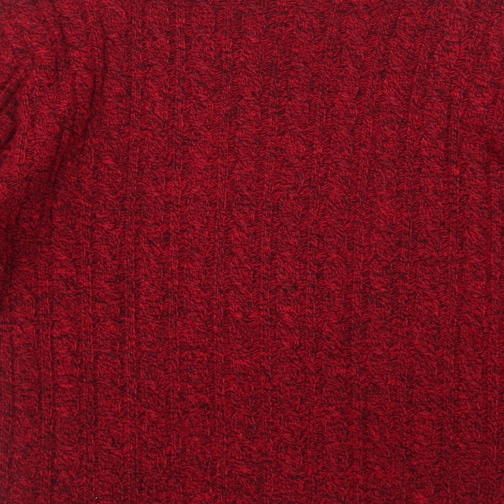 Womens UK Size S Choice Red Pullover Jumper