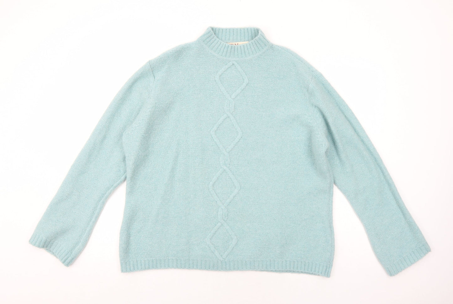 Womens UK Size XL EWM Blue Pullover Jumper