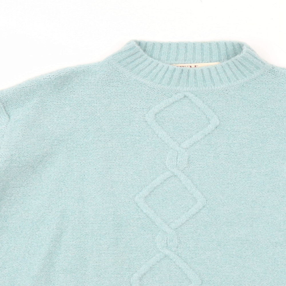 Womens UK Size XL EWM Blue Pullover Jumper