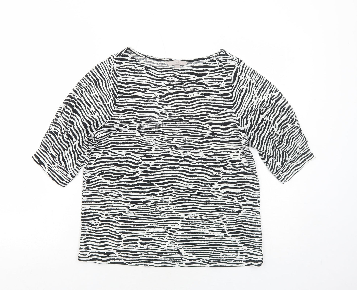 Womens UK Size S H&M White Basic Blouse