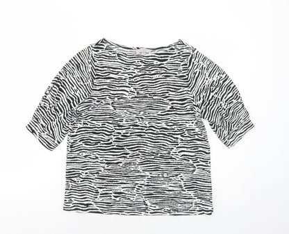 Womens UK Size S H&M White Basic Blouse