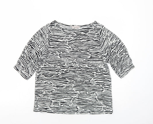 Womens UK Size S H&M White Basic Blouse
