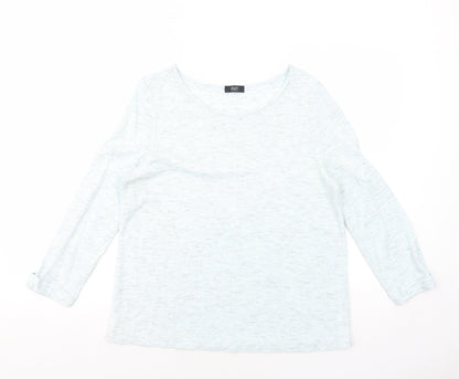 Womens UK Size M F&F Blue Pullover Jumper