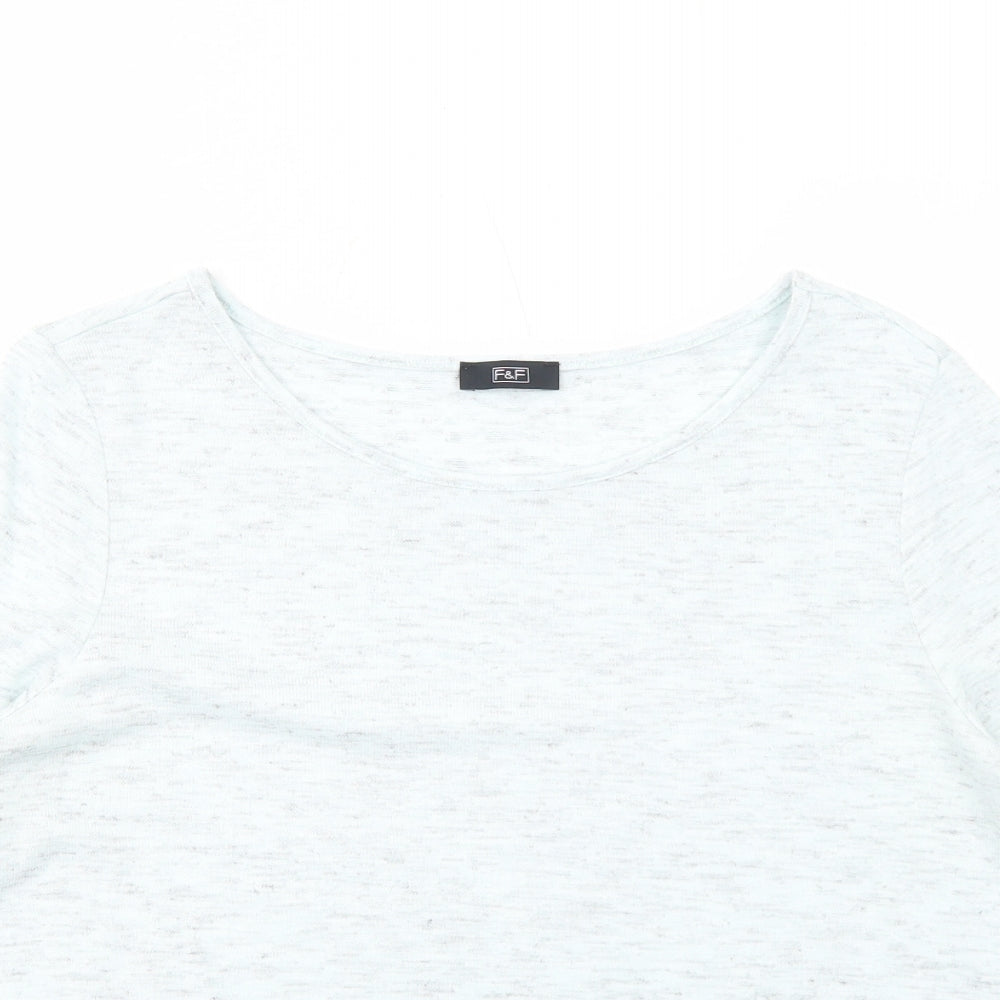 Womens UK Size M F&F Blue Pullover Jumper