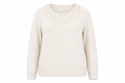 Womens UK Size 16 George Ivory Pullover Jumper