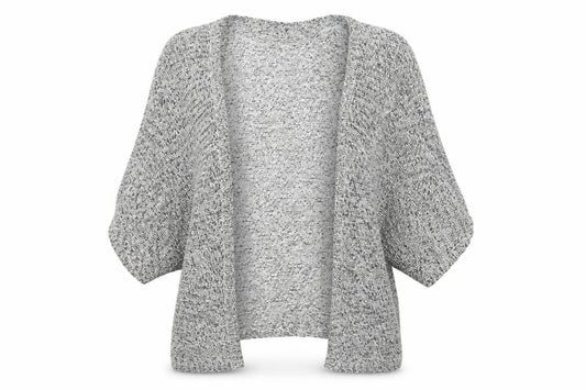 Womens UK Size S Atmosphere Grey Cardigan Jumper