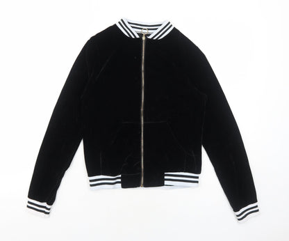 Womens UK Size S Preworn Black Jacket