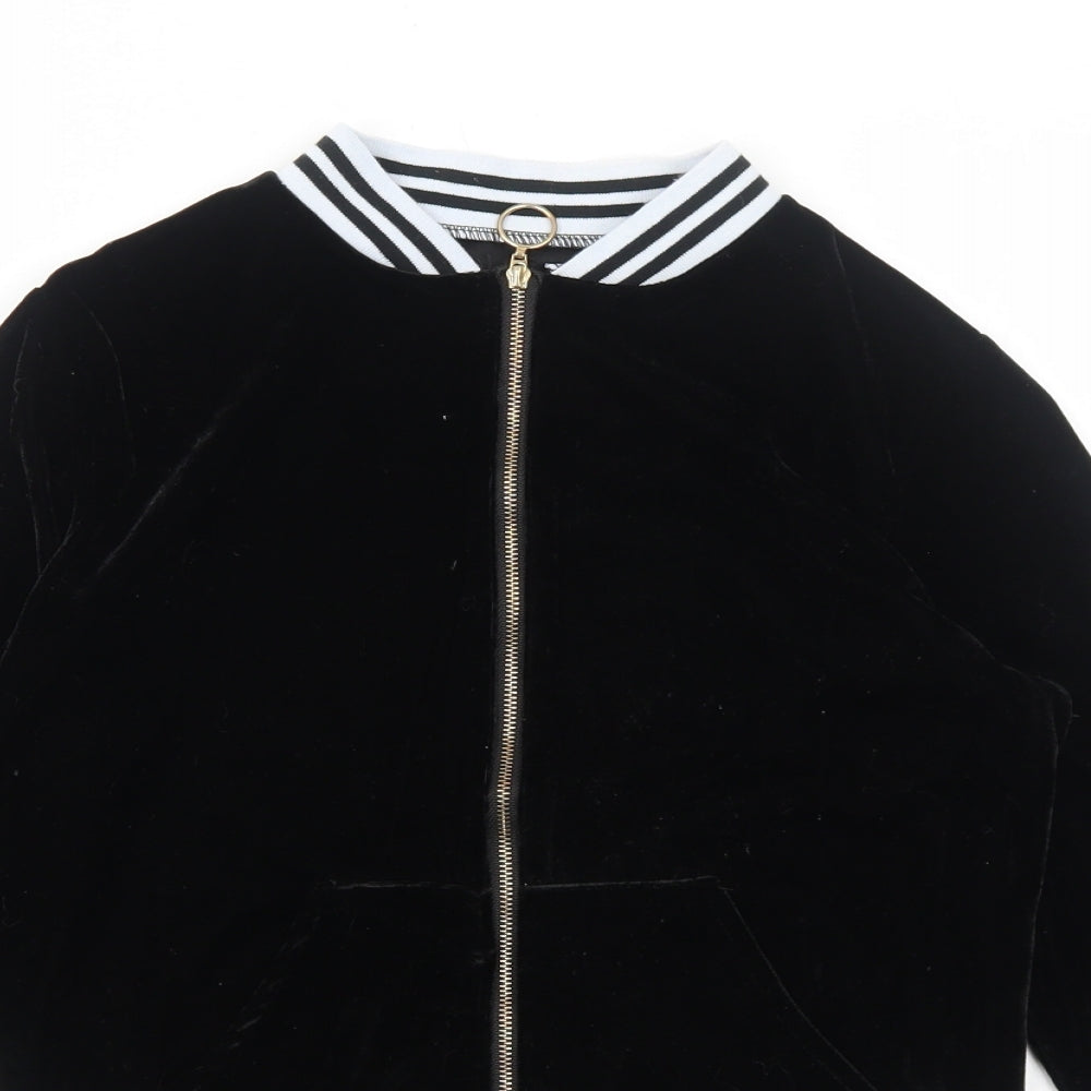 Womens UK Size S Preworn Black Jacket