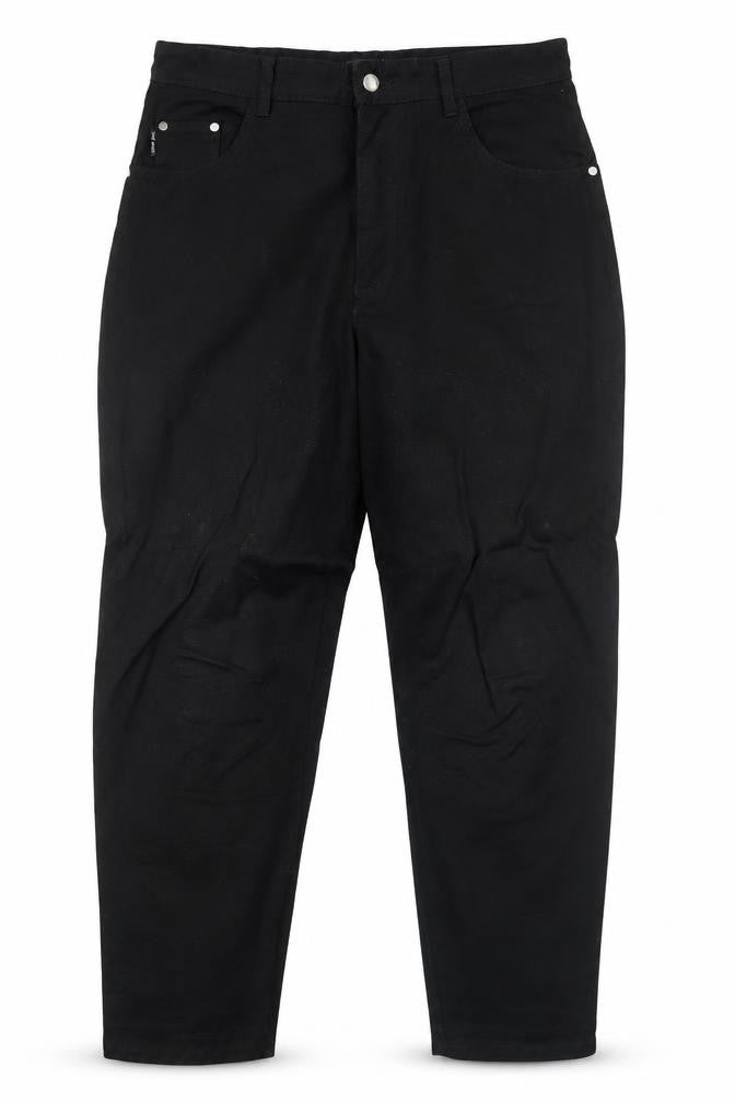 Mens UK Size 32 in The Best Regular Fit Straight Black Jeans