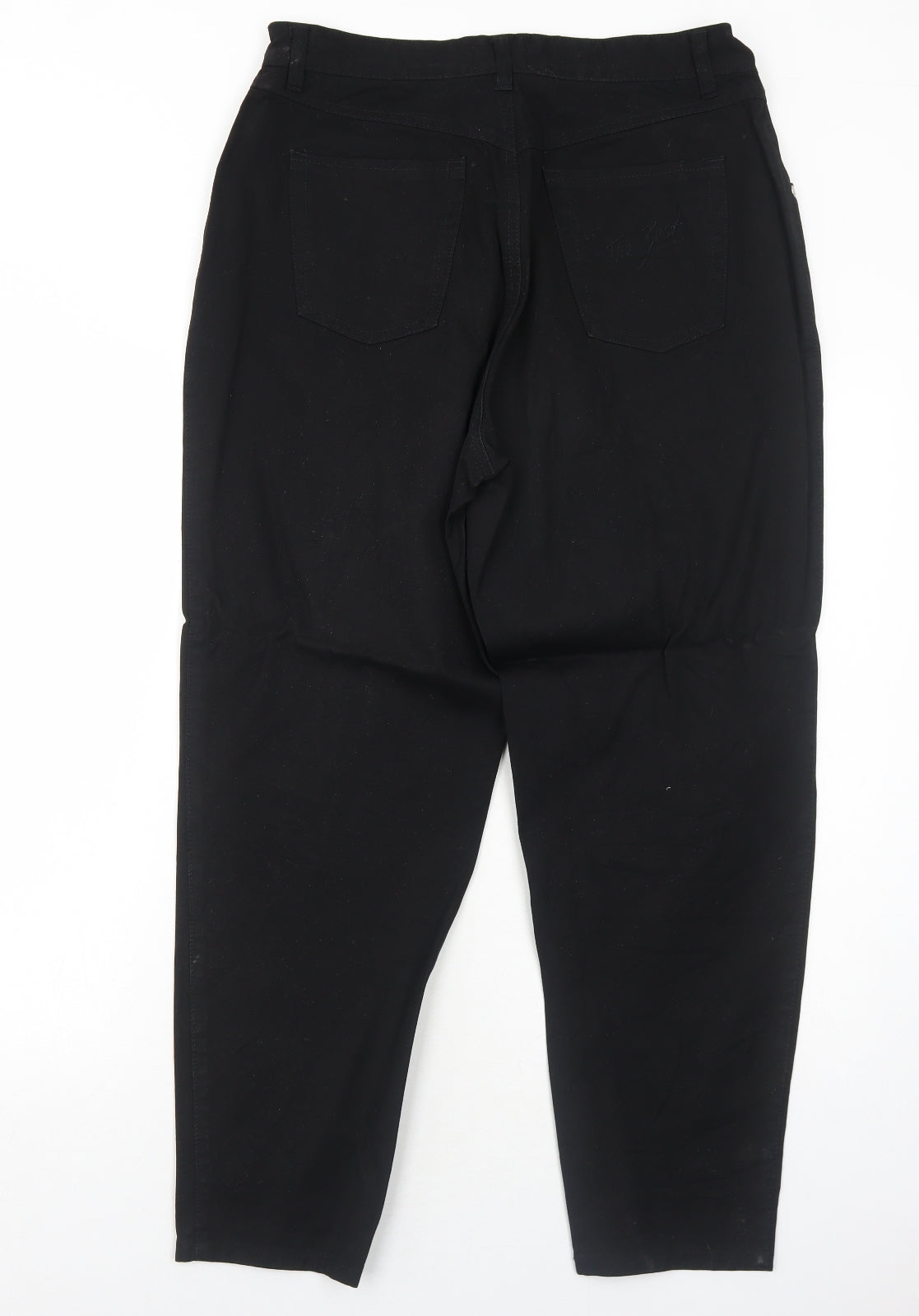 Mens UK Size 32 in The Best Regular Fit Straight Black Jeans