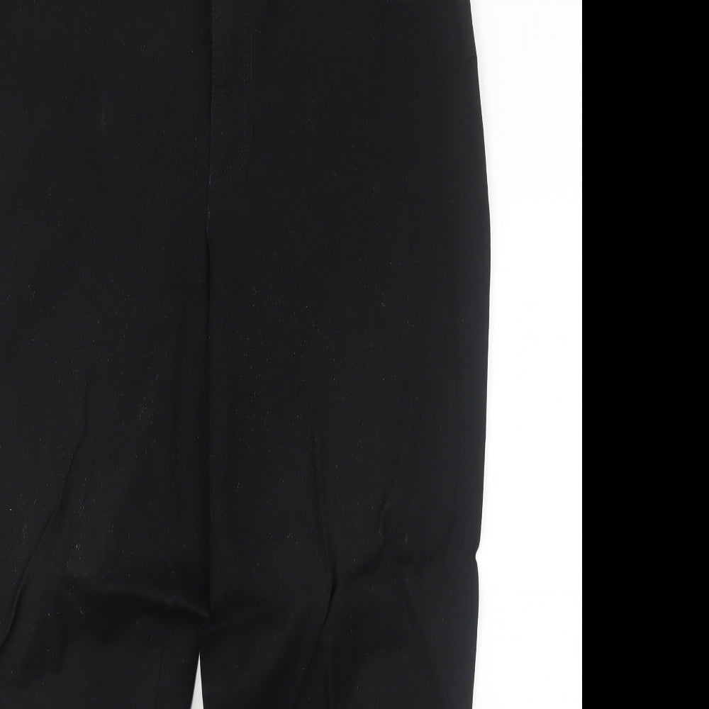 Mens UK Size 32 in The Best Regular Fit Straight Black Jeans