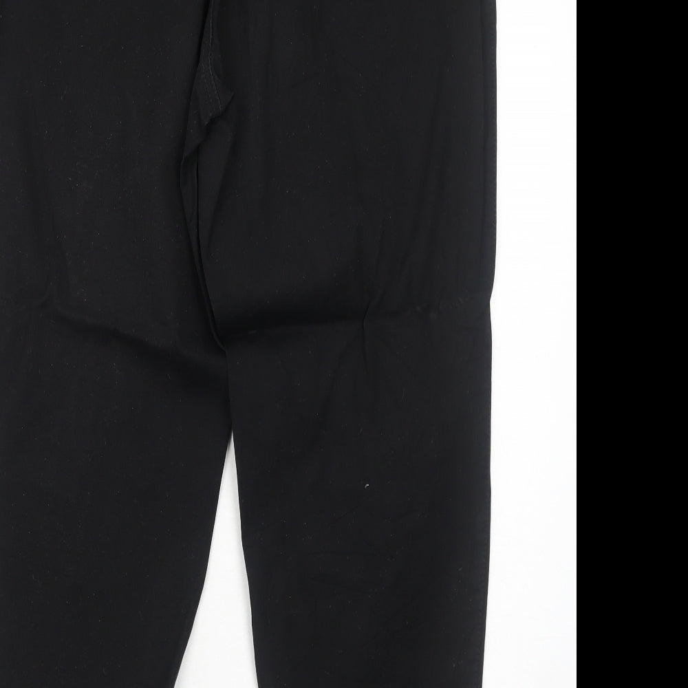 Mens UK Size 32 in The Best Regular Fit Straight Black Jeans