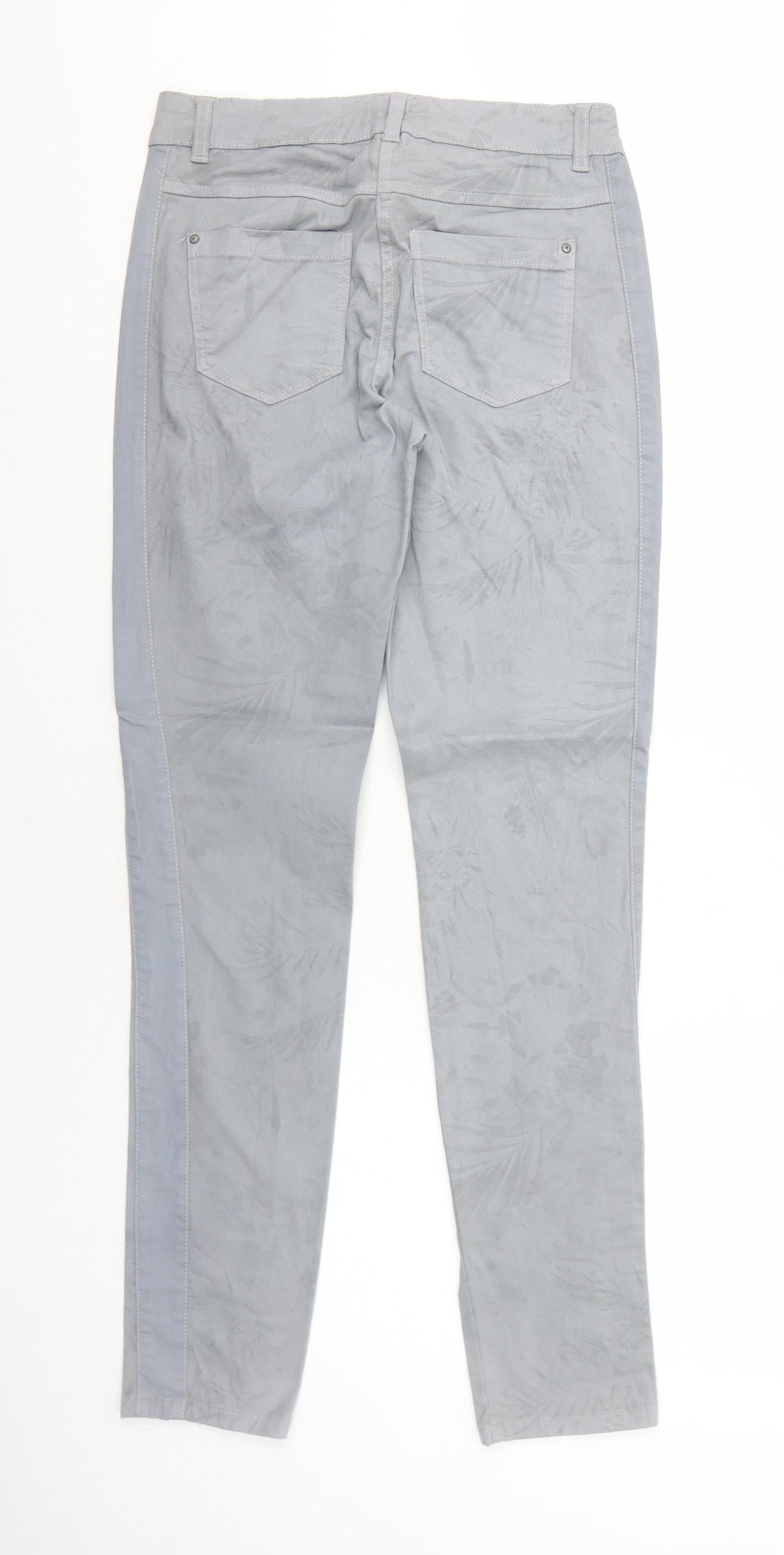 Womens UK Size 8 Blue Motion Regular Fit Skinny Grey Jeans