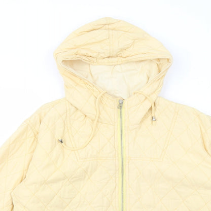 Kappahl Girls Yellow Jacket Size 11 Years Zip