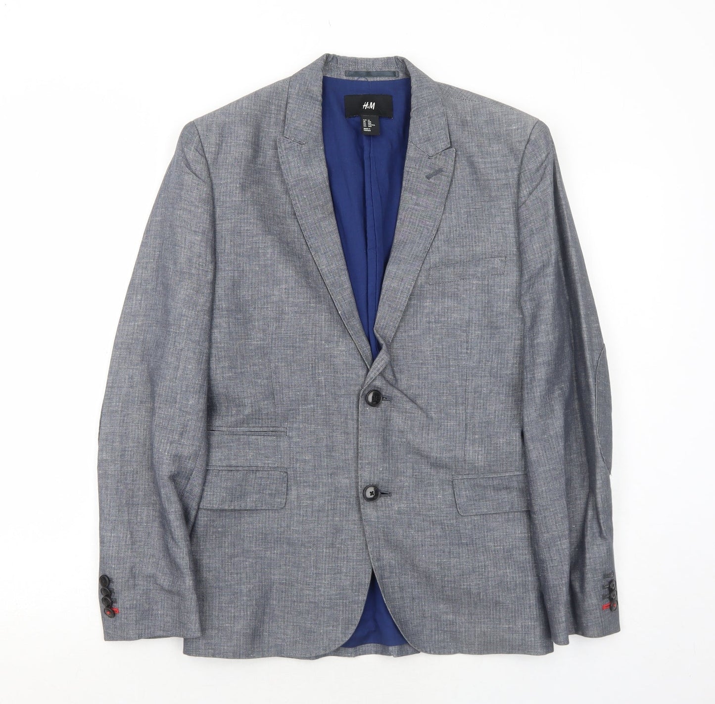 Mens UK Size 36 H&M Regular Blue Suit Jacket