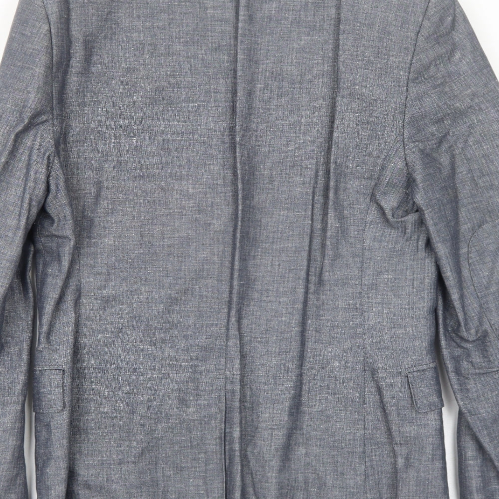Mens UK Size 36 H&M Regular Blue Suit Jacket