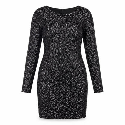 Preworn Womens Black Polyamide Bodycon Size 10 Round Neck Zip