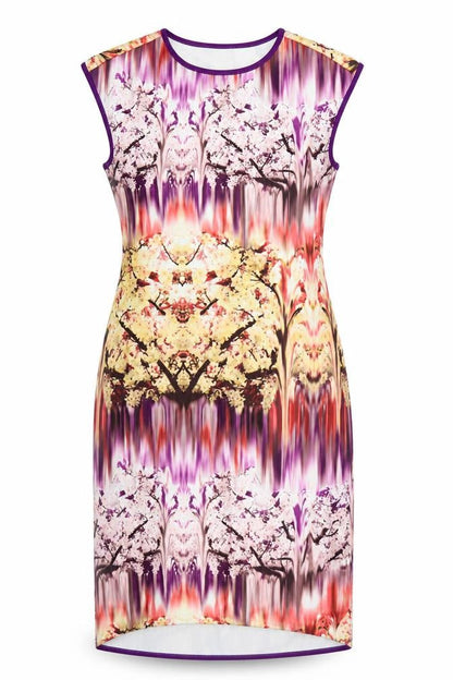 Papaya Womens Multicoloured Geometric Polyester A-Line Size 12 Round Neck Pullover