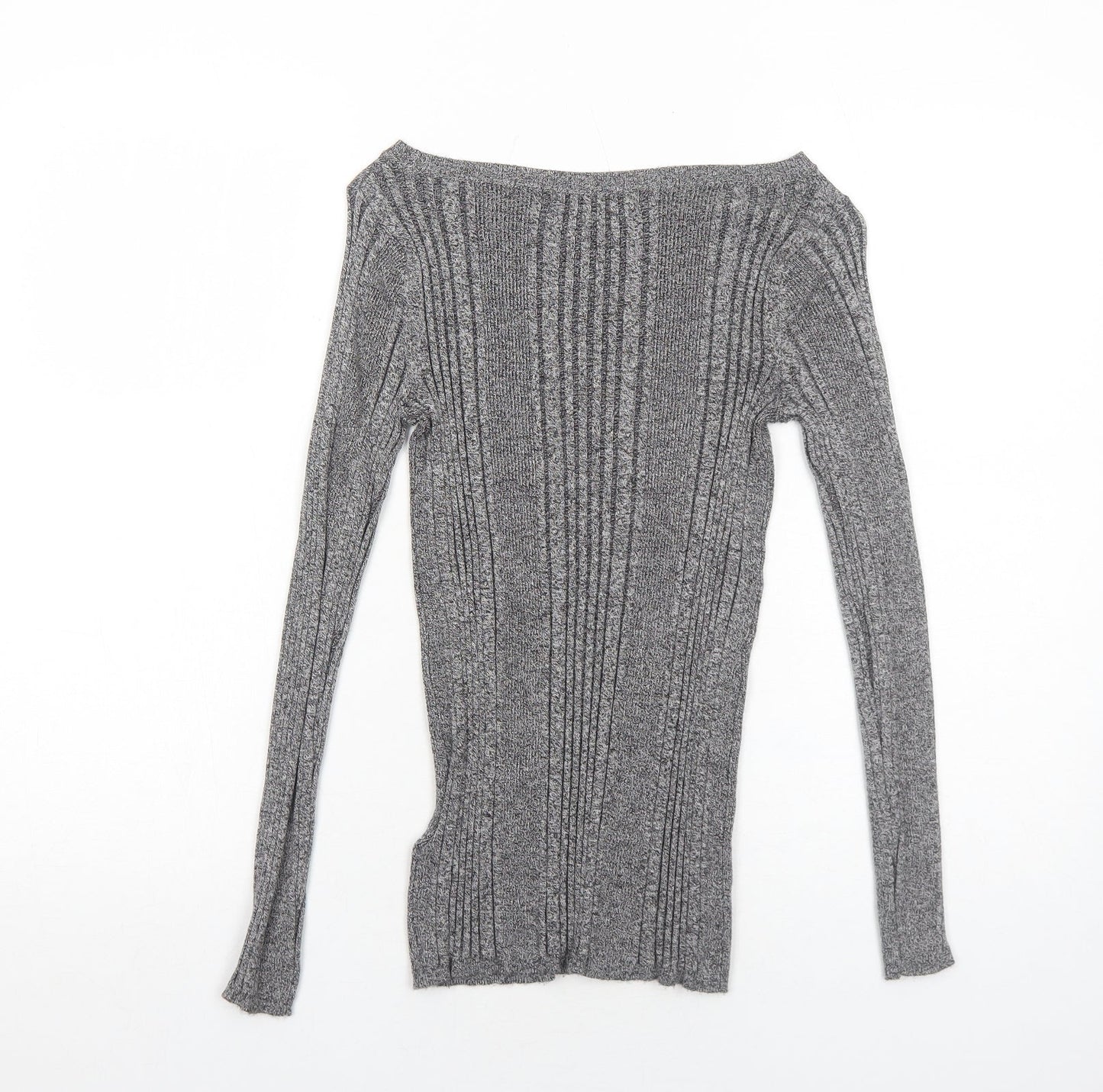 Womens UK Size 8 Marks and Spencer Grey Pullover Jumper