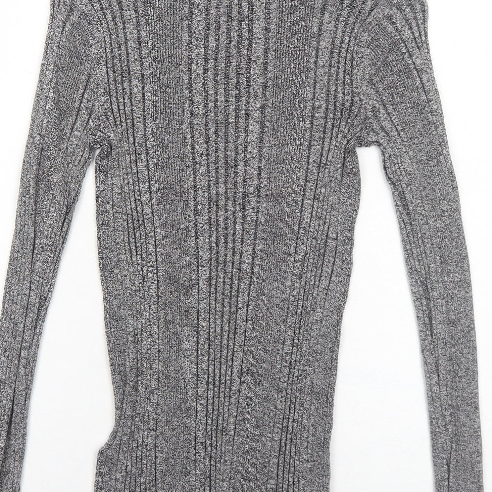 Womens UK Size 8 Marks and Spencer Grey Pullover Jumper