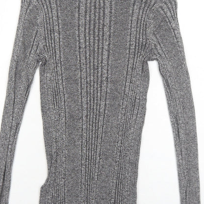 Womens UK Size 8 Marks and Spencer Grey Pullover Jumper