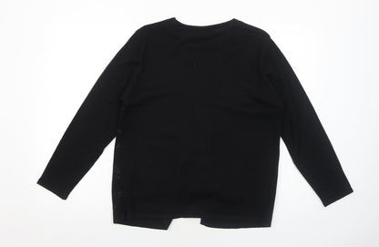 Womens UK Size S Debbie Morgan Black Cardigan Jumper