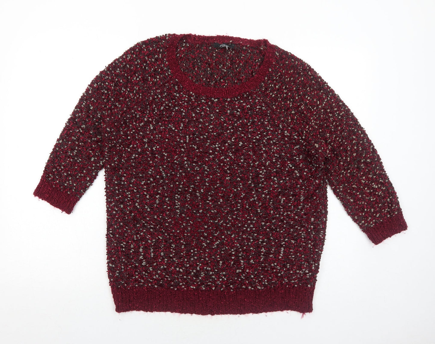 Womens UK Size L Bonmarché Red Pullover Jumper