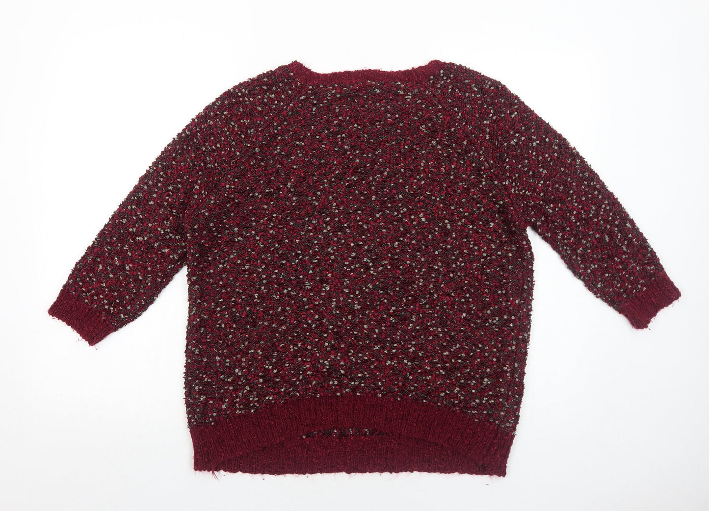 Womens UK Size L Bonmarché Red Pullover Jumper