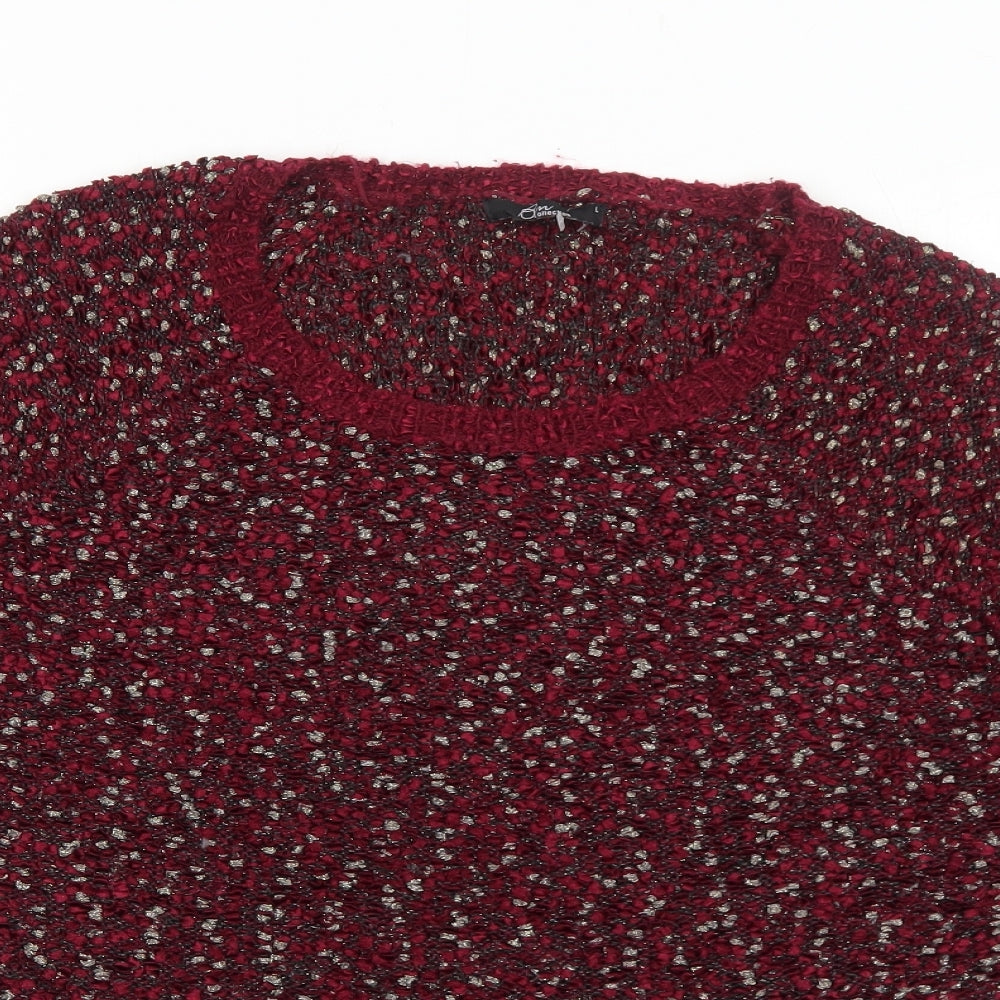 Womens UK Size L Bonmarché Red Pullover Jumper