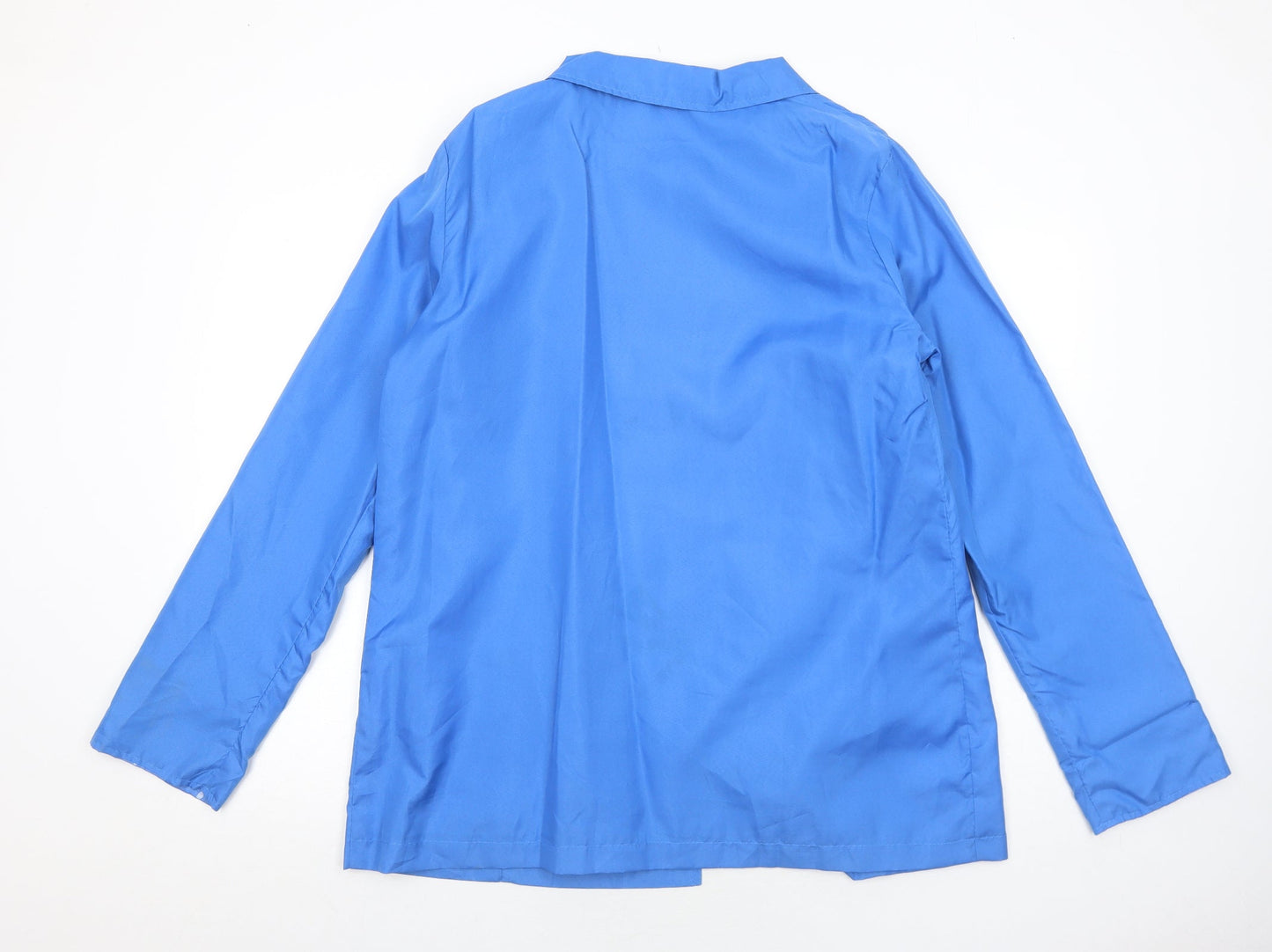 Womens UK Size 14 Anne De Lancay Blue Pea Coat