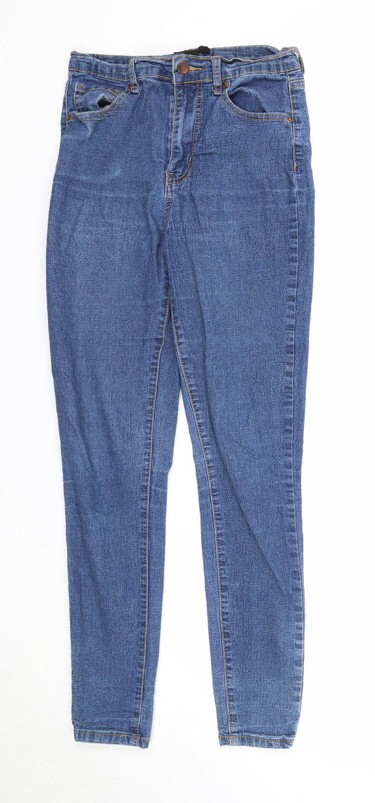 FOREVER 21 Womens Blue Cotton Skinny Jeans Size 26 in Regular Zip