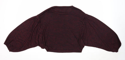 Womens UK Size S New Look Purple Basic Blouse