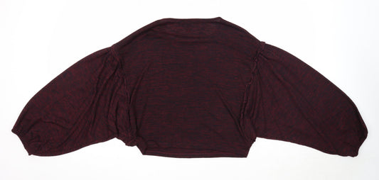 Womens UK Size S New Look Purple Basic Blouse