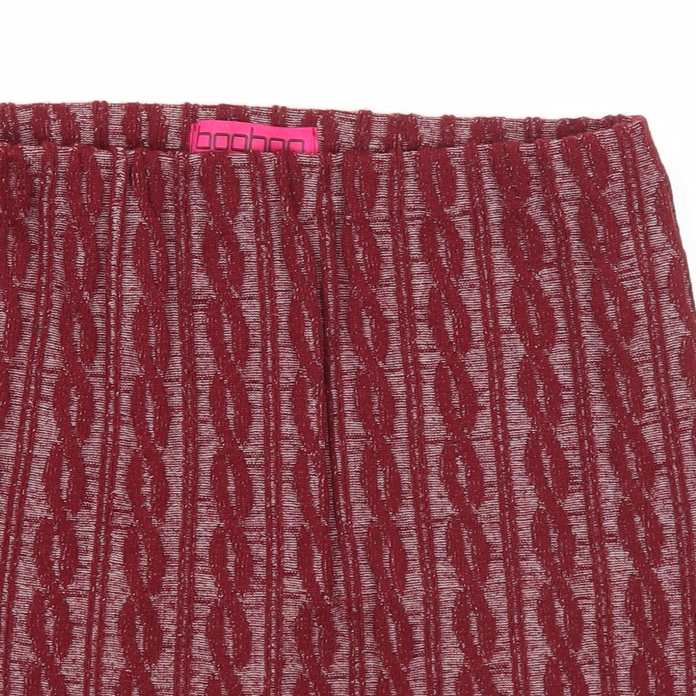Womens UK Size M Boohoo A-Line  Skirt