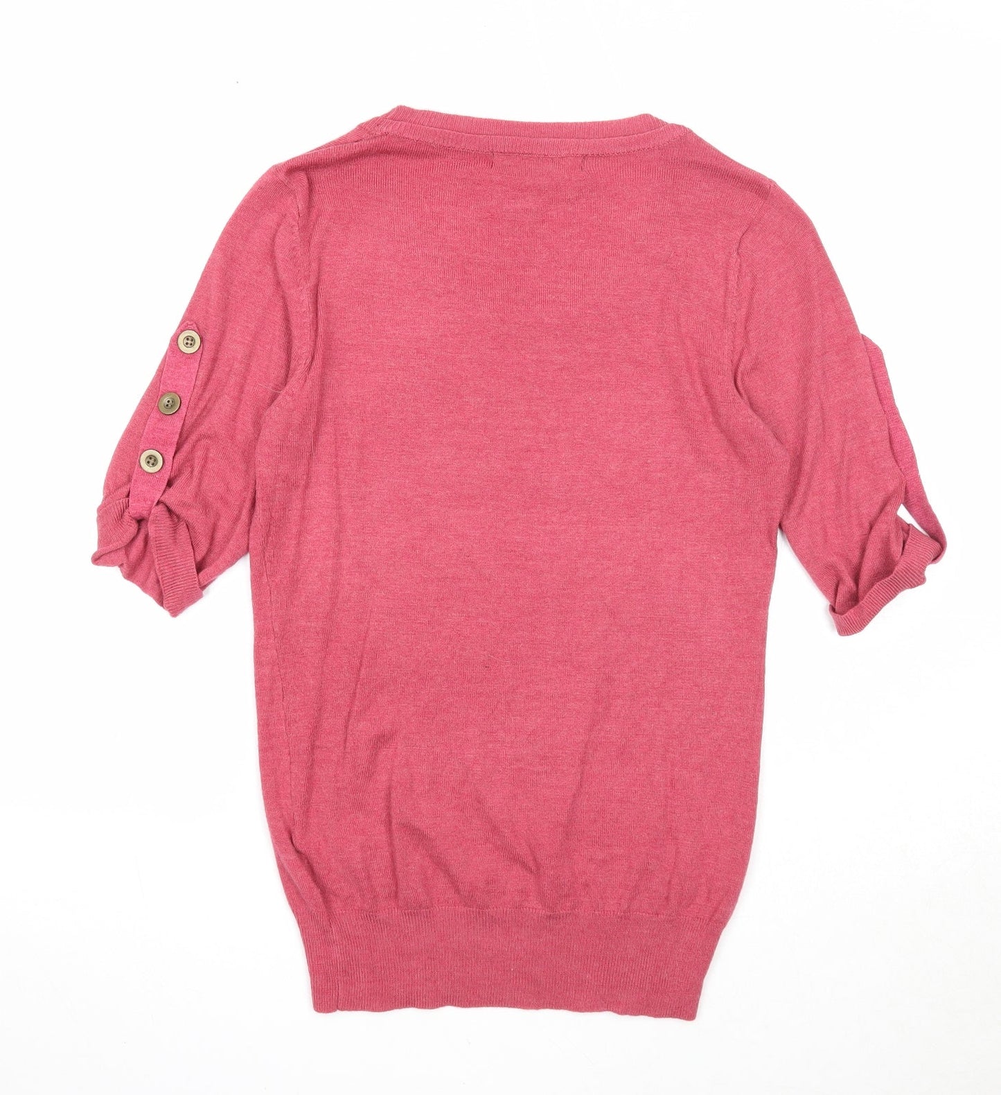 Womens UK Size 12 Miso Pink Pullover Jumper