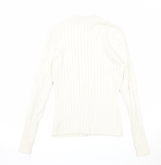 Womens UK Size S H&M Ivory Pullover Jumper