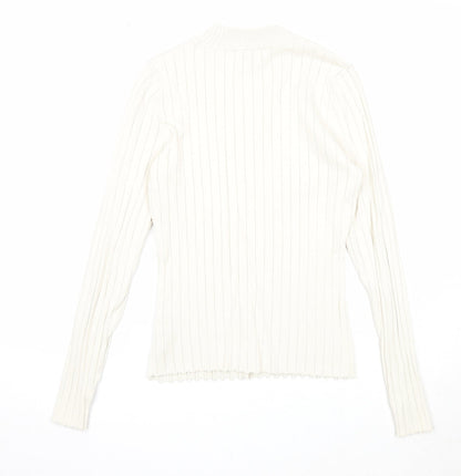 Womens UK Size S H&M Ivory Pullover Jumper