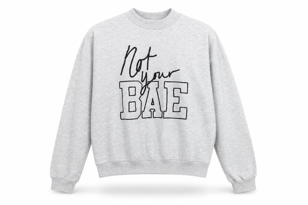Womens UK Size S Divided Grey Pullover Sweatshirt