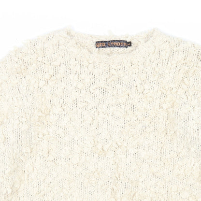 Womens UK Size M QED London Beige Pullover Jumper