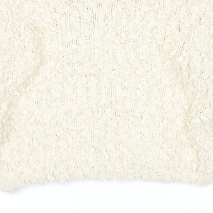 Womens UK Size M QED London Beige Pullover Jumper