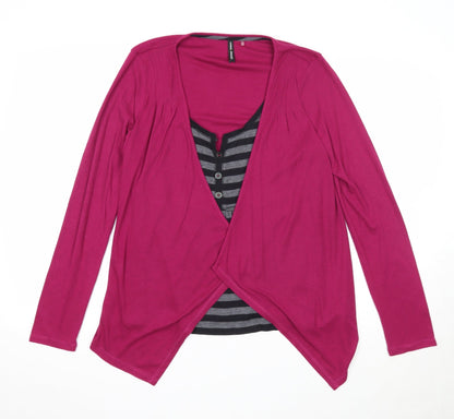 Womens UK Size 10 Marks and Spencer Purple Basic Blouse