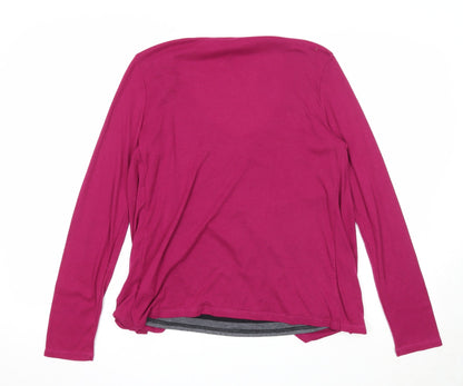 Womens UK Size 10 Marks and Spencer Purple Basic Blouse